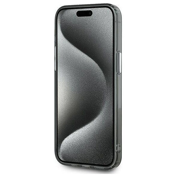 Original Case IPHONE 15 PRO MAX Karl Lagerfeld IML Monogram Karl&Choupette Head MagSafe (KLHMP15XHMCKMHK) black 3666339284916