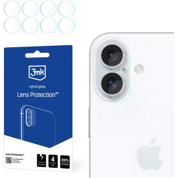 3mk hybrid glass Lens Protection for camera for Iphone 16 5903108586504