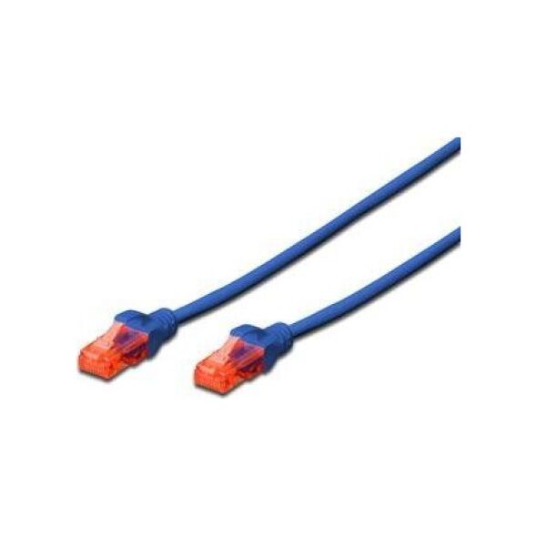 Digitus Kabel Digitus patch-cord UTP, CAT.5E, blau, 1,5m, 15 LGW
