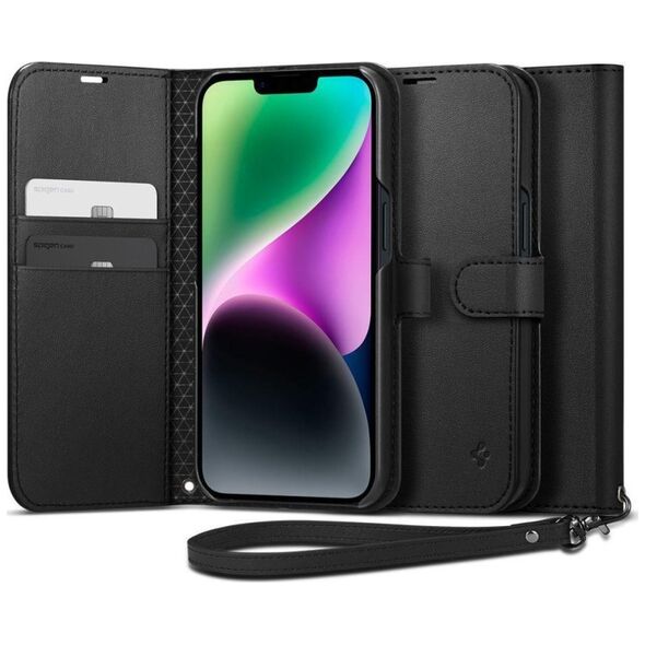 Spigen Etui Spigen Wallet S Apple iPhone 14 Black