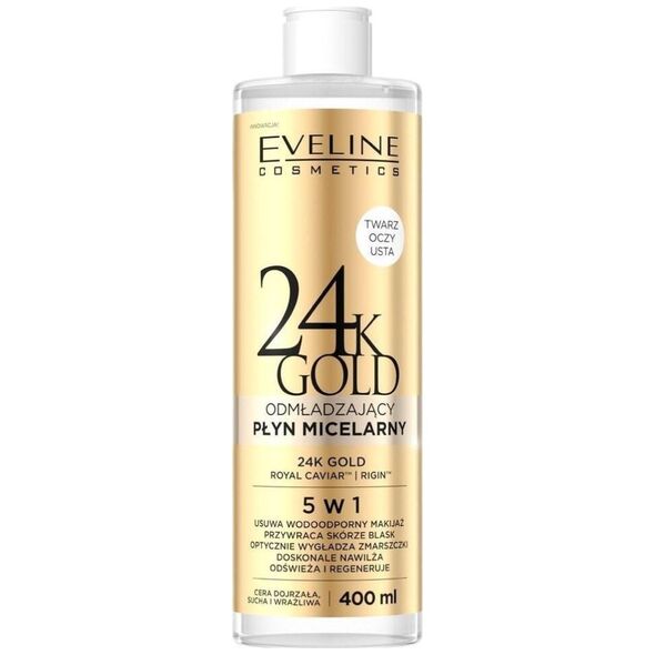 EVELINE_24k Gold płyn micelarny 5w1 400ml
