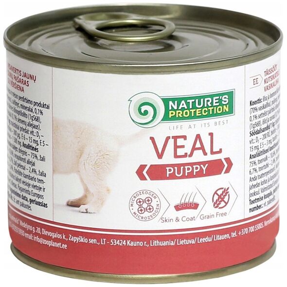 Nature’s Protection Nature's Protection Puppy Veal 200g  dog food
