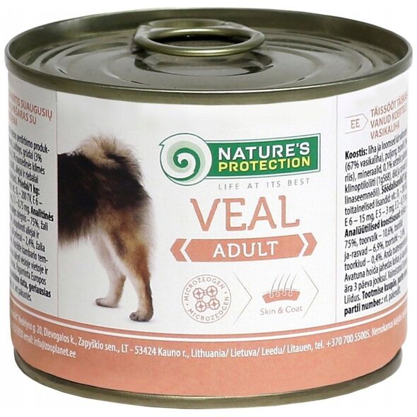 Nature’s Protection Nature's Protection Dog Adult Veal 200g dog food