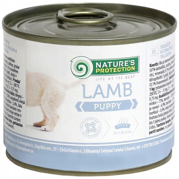 Nature’s Protection Nature's Protection Puppy Jagnięcina 200g dog food