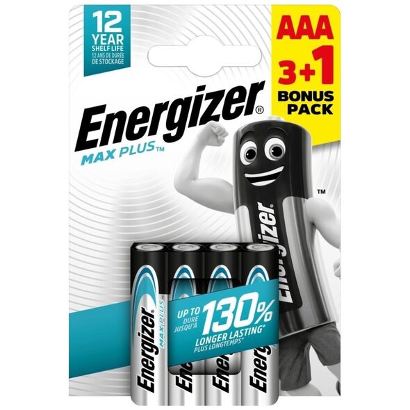 Energizer Energizer LR03/4 Max Plus AAA 3+1 zdarma