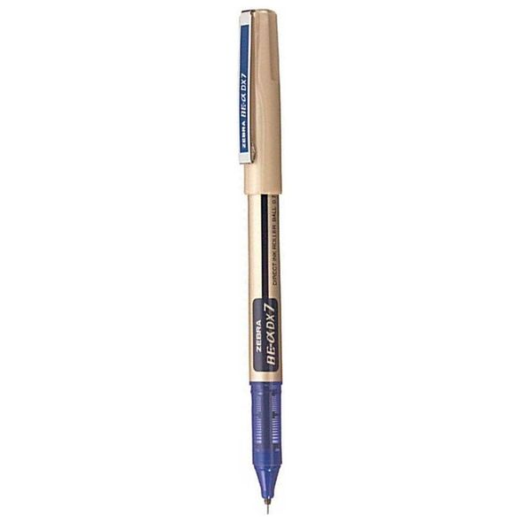 Zebra DX7 Zebroller GOLD RollerPen 0,7mm Blue (ZB-16082Z) (ZEBZB-16082Z) έως 12 άτοκες Δόσεις