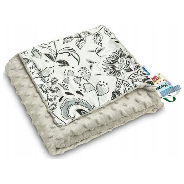 Sensillo MINKY BLANKET ΓΚΡΙ FOLK 75 Χ 100 13431932 5908310395593
