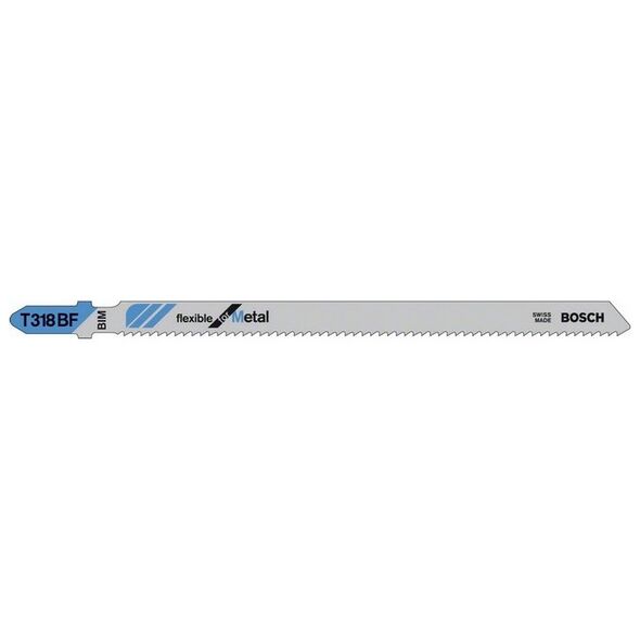 Bosch Brzeszczot do wyrzynarek Flexible for Metal 132mm T 318 BF 5szt. 2608634242