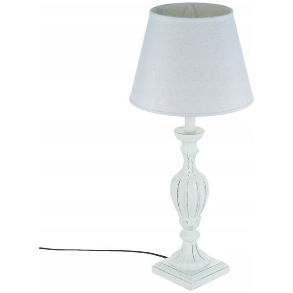 Επιτραπέζιο φωτιστικό Atmosphera PATINE BLANC με αμπαζούρ, 55 cm 13429494 3560239419969