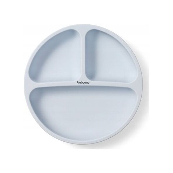 BabyOno 1482/01 TALERZ SILIKONOWY Z PRZYSSAWKĄ RÓŻOWY