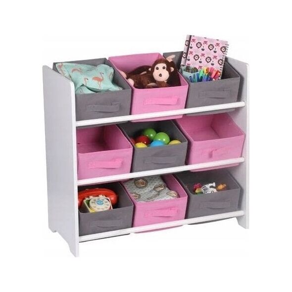Kesper Παιδικό ράφι με organizers, 9 δοχεία, Kesper 13430775 4000270177187