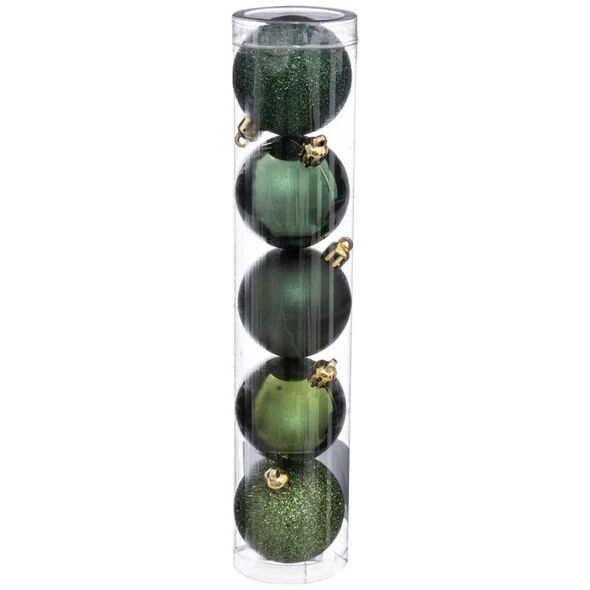 Atmosphera Baubles με διάφορα φινιρίσματα, Ø 5 cm, 5 τεμ. 13435545 3560231540470