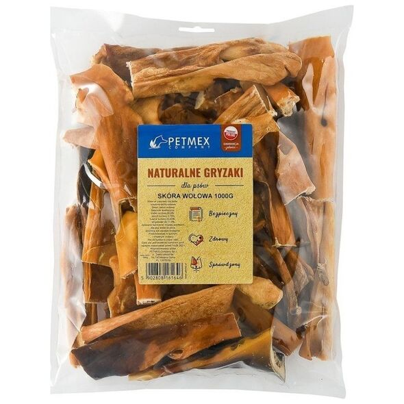 Petmex Gryzak dla psów PETMEX Skóra wołowa 15cm 1000g