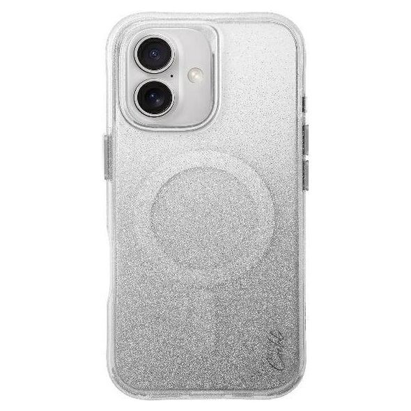 Case IPHONE 16 UNIQ Coehl Lumino Magnetic Charging Sparkling silver 8886463690451