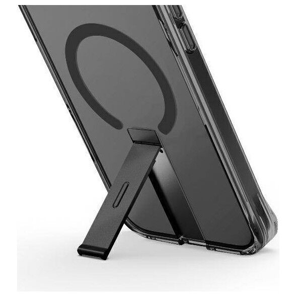 Case IPHONE 16 PRO UNIQ Eleva with Vertica Stand Carbon black 8886463690727