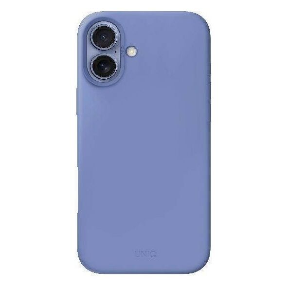 Case IPHONE 16 UNIQ Lino Hue Magclick Charging Pearl blue 8886463689516