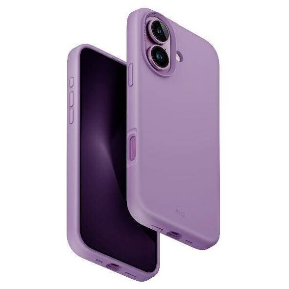 Case IPHONE 16 UNIQ Lino Hue Magclick Charging Grape pink 8886463689523
