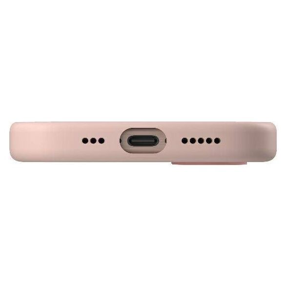 Case IPHONE 16 PRO MAX UNIQ Lino Hue Magclick Charging Blush pink 8886463689967