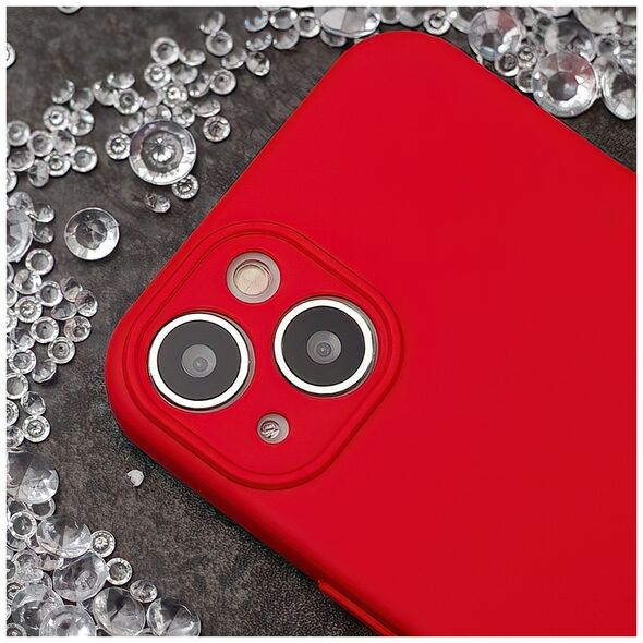 Silicon case for iPhone SE 2024 red 5907457798489