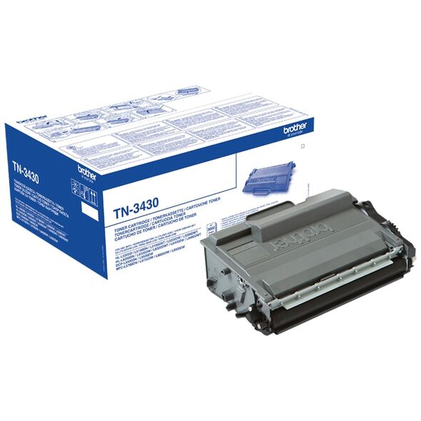Toner Brother TN-3430 Black (TN-3430) (BRO-TN-3430) έως 12 άτοκες Δόσεις
