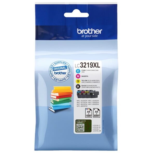 Brother Μελάνι Inkjet LC-3219XLVP Multipack (LC-3219XLVP) (BRO-LC-3219XLVP) έως 12 άτοκες Δόσεις