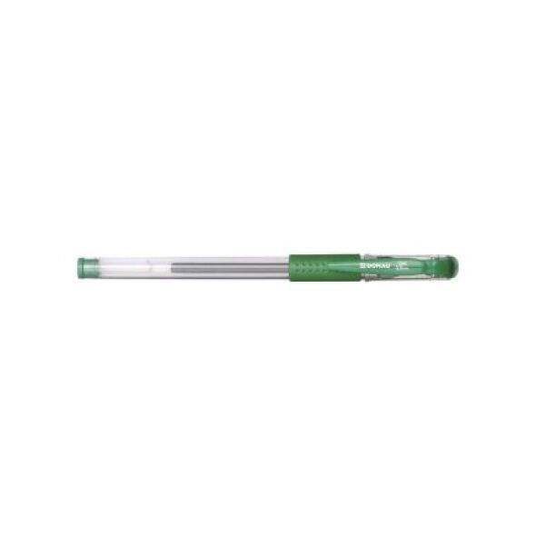 Donau Długopis żelowy Donau przeźroczysty zielony 0.5mm (734200106)