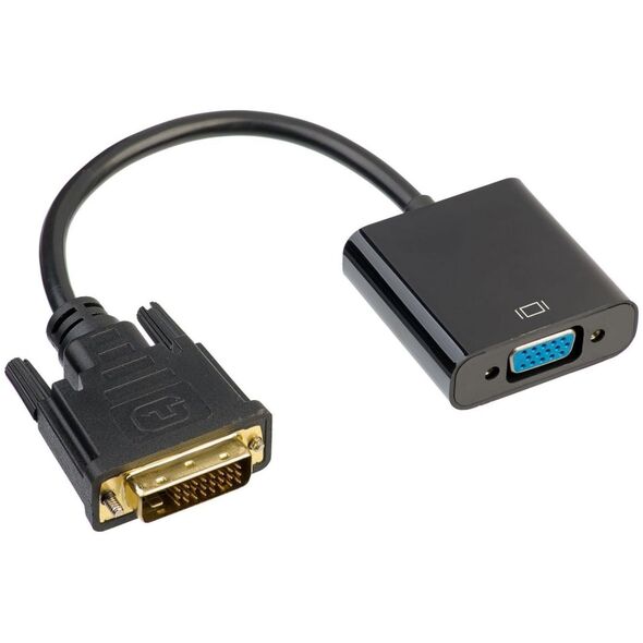 Adapter AV Akyga DVI-D - D-Sub (VGA) czarny (AK-AD-50)