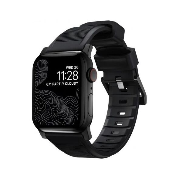 Nomad NOMAD Strap Rugged V2 Black 44mm / 42mm Connector Black