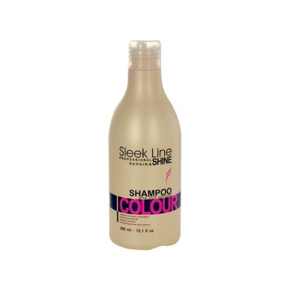 Stapiz Sleek Line Colour Shampoo Szampon z jedwabiem do włosów farbowanych 300ml