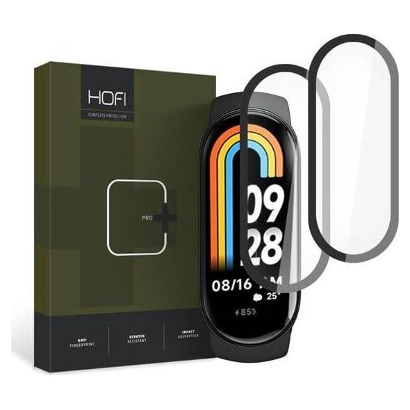 Hofi SZKŁO HYBRYDOWE HOFI HYBRID PRO+ 2-PACK XIAOMI SMART BAND 8 / 8 NFC BLACK