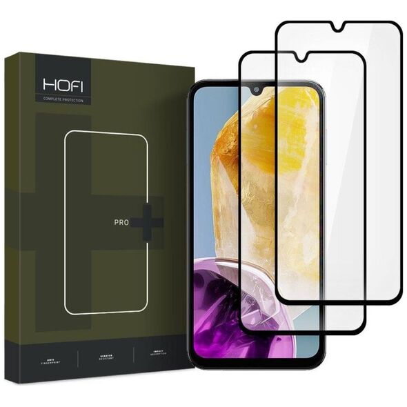 Hofi SZKŁO HARTOWANE HOFI GLASS PRO+ 2-PACK GALAXY M15 5G BLACK