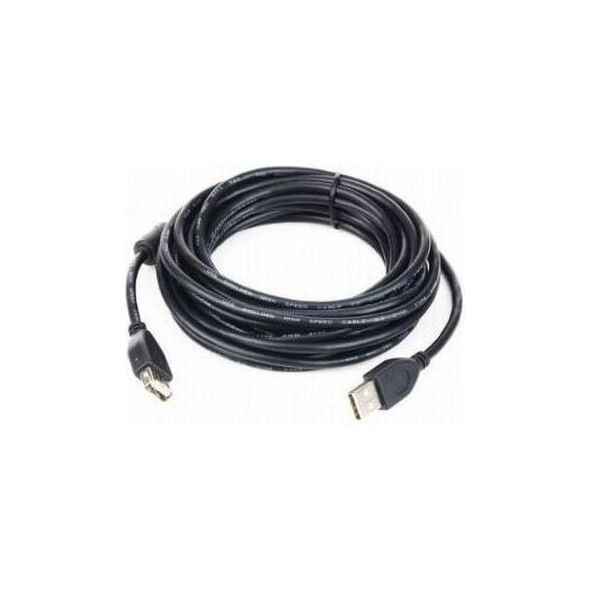 Kabel USB Gembird USB-A - USB-A 1.8 m Czarny (CCFUSB2AMAF6)