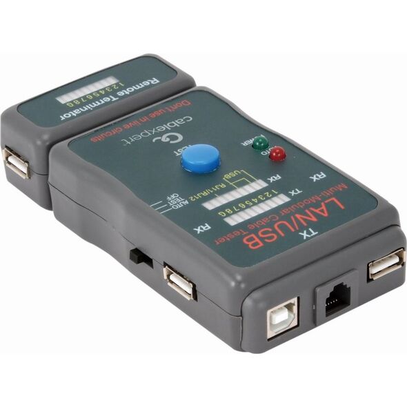 Gembird Tester kabli UTP / STP / USB (NCT-2)
