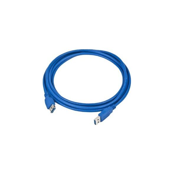 Kabel USB Gembird USB-A - 1.8 m Niebieski (CCPUSB3AMAF6)