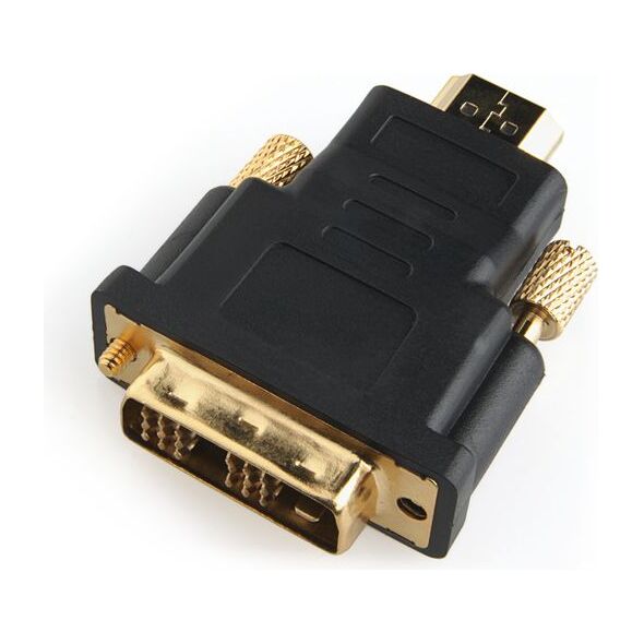 Adapter AV Gembird HDMI - DVI-D czarny (A-HDMI-DVI-1)
