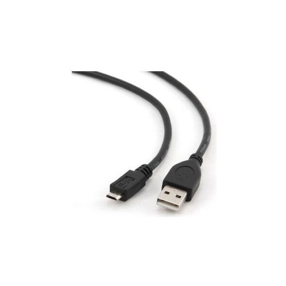 Kabel USB Gembird USB-A - microUSB 3 m Czarny (CCP-MUSB2-AMBM-10)