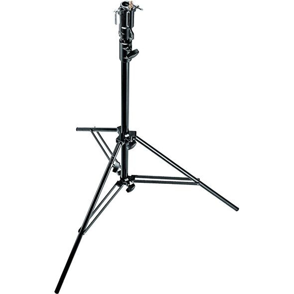 Statyw Manfrotto Czarny, aluminiowy, 2 sekcyjny statyw oświetleniowy (008BU)