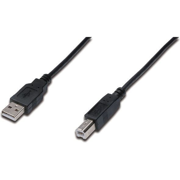 Kabel USB Digitus USB-A - USB-B 3 m Czarny (AK-300102-030-S)
