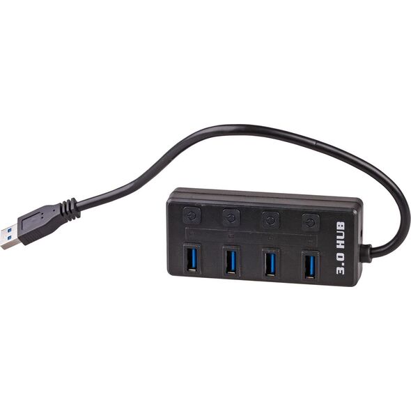 HUB USB Akyga 4x USB-A 3.0 (AK-AD-33)
