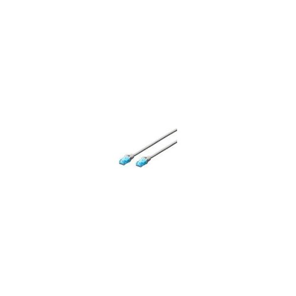 Digitus DIGITUS Kabel patch-cord UTP, CAT.5E, weiß, 0.5m, 15 LGW