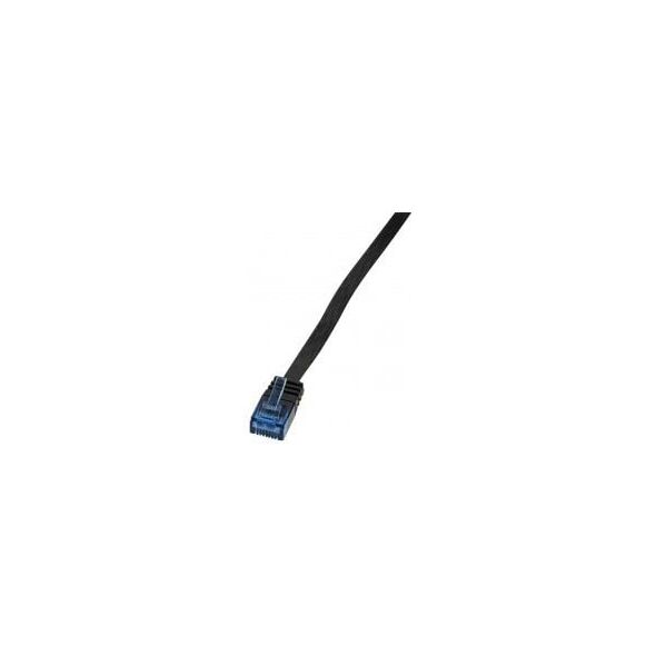 LogiLink RJ-45 kat.5e 0.5m czarny (CP0133B)