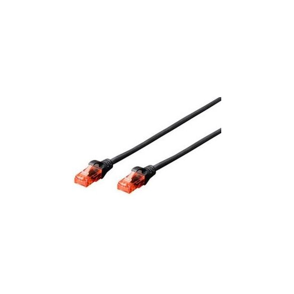 Digitus Patchcord U/UTP, Cat6, 5m, czarny (DK-1612-050/BL)