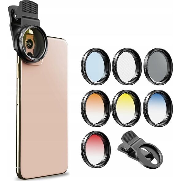 Apexel Zestaw Filtrów 7w1 Apexel Filtry Filtr Do Telefonu / Apl-37uv-7g