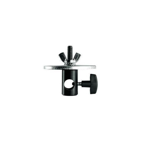 Manfrotto Adapter na 5/8", platforma 80mm i długa śruba 3/8"
