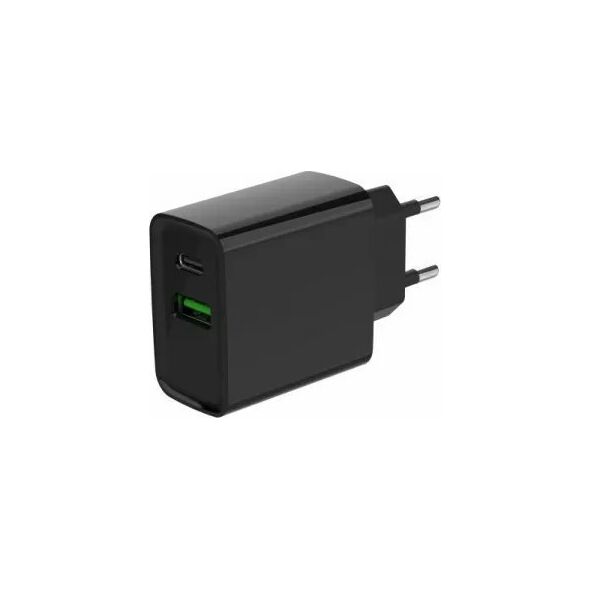Ładowarka Gembird 1x USB-A 1x USB-C  (8716309128643)