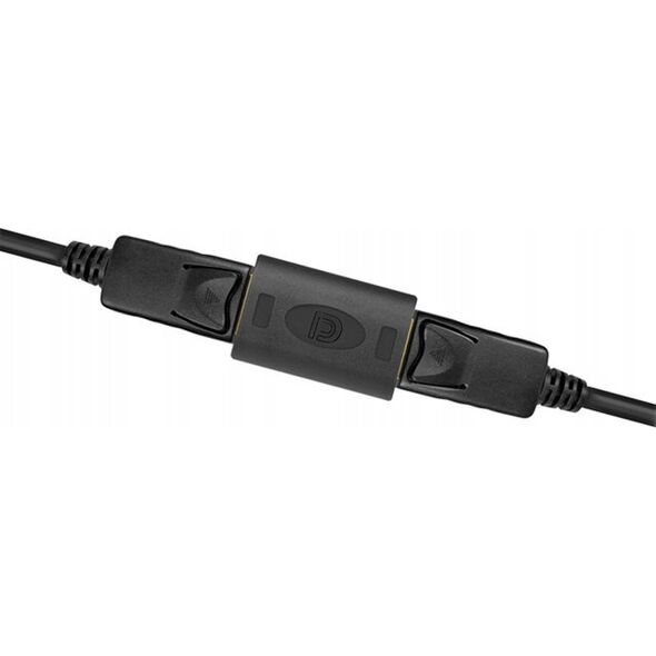 Adapter AV LogiLink LOGILINK CV0145 Adapter DisplayPort DP/F na DP/F UHD 8K/60 Hz czarny