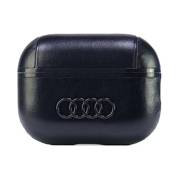 Audi Audi Leather Big Logo AirPods Pro 2 cover czarny/black AU-APP2-GT/D3-BK