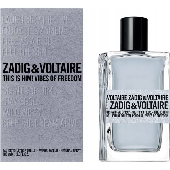 Alkotest ZADIG &amp| VOLTAIRE This Is Him! Vibes of Freedom EDT spray 100ml