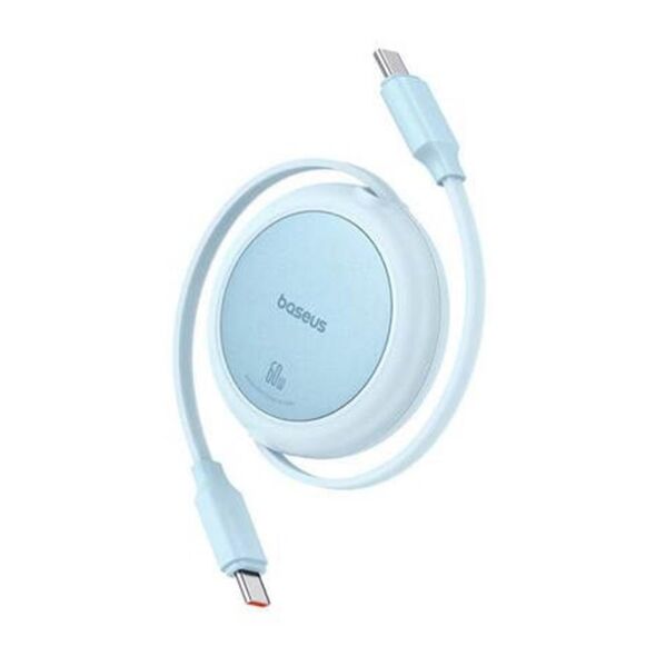 Baseus Free2Pull Mini USB-C to USB-C 60W USB Cable 1m Blue (P10364500311-01) (BASP10364500311-01) έως 12 άτοκες Δόσεις