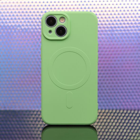 Simple Color Mag case for iPhone SE 2024 light green 5906961905925